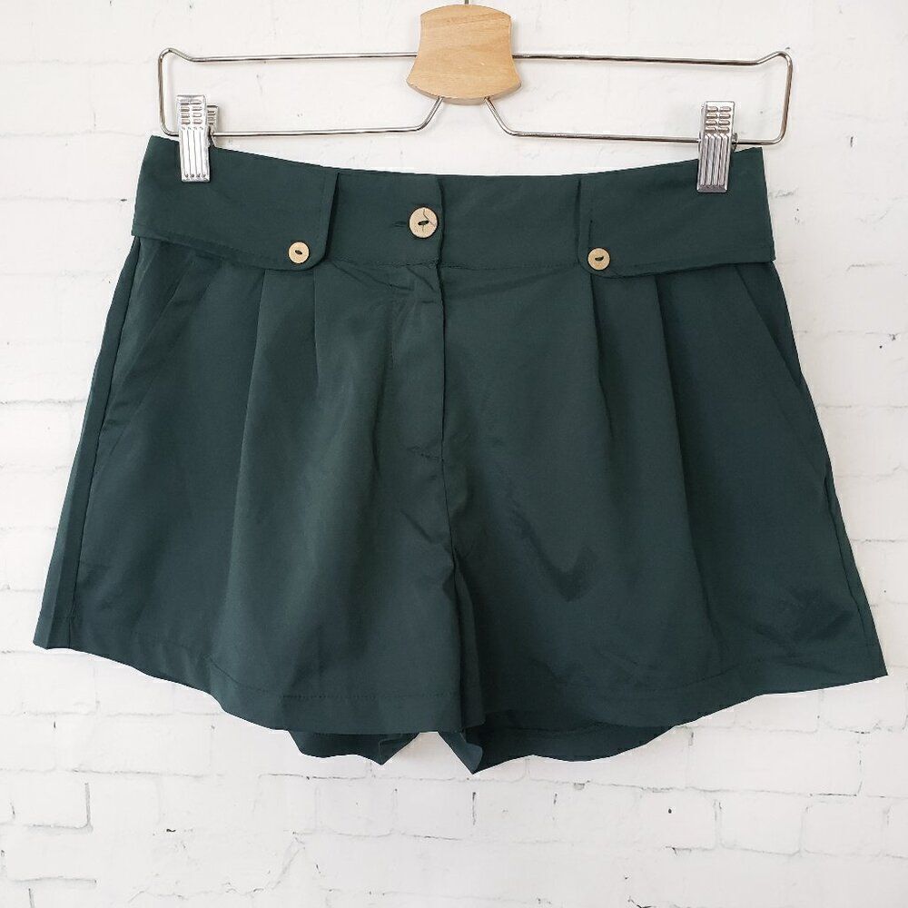 Blu Pepper Dark Green Shorts Size S Holiday Elf Costume Christmas NEW